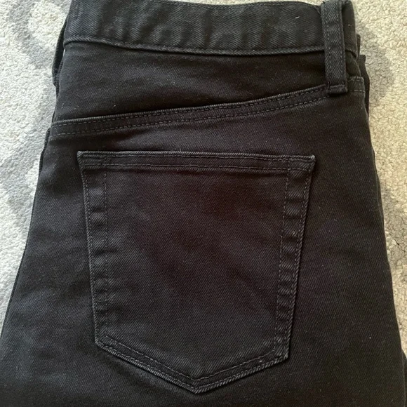 Uniqlo Slim Straight Low Black Men's Jeans - Picture 4 of 6